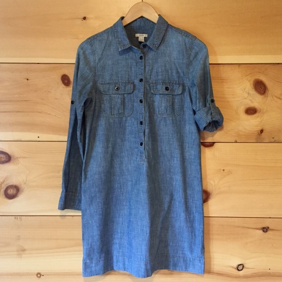 j crew jean dress